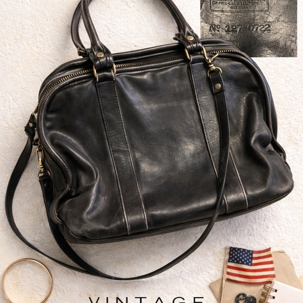 Coach Black Leather Bag
